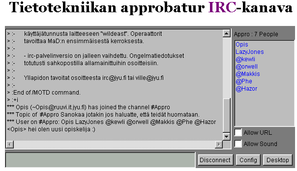 Reaaliaikainen keskusteluymp�rist�