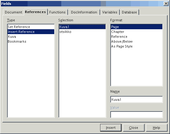 Cross-reference-dialogi