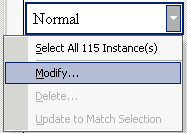 Modify