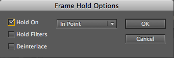 Frame Hold