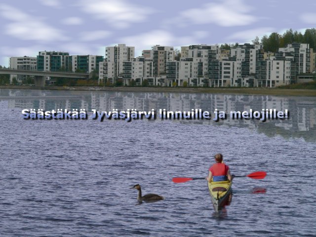 Valkoisia pilviä sinisellä taivaalla