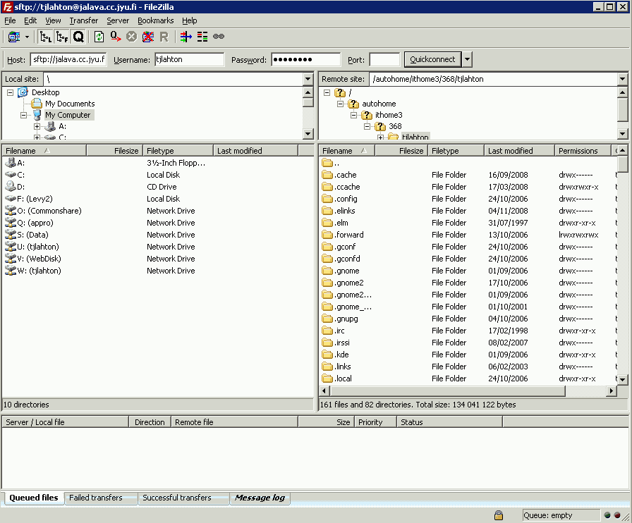 filezilla