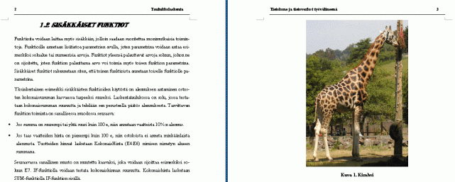 Sivunumerointi